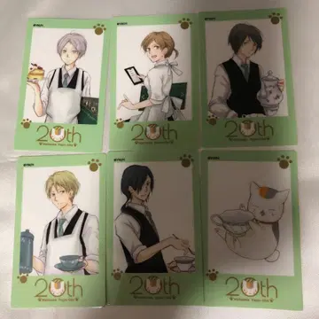 나츠메 우인장 클리어 카드 6장 세트