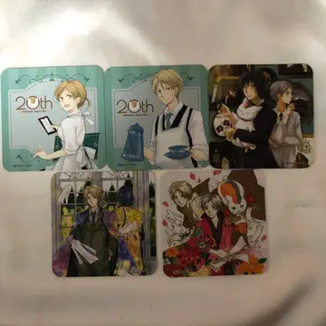 나츠메 우인장 카페 코스터 5장