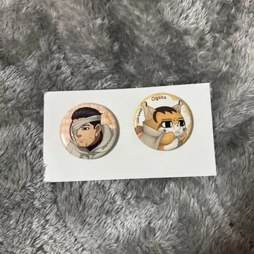 골든 카무이 동물 포즈 캔 배지 세트 오가타