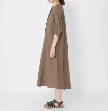 린넨 100 원피스 스튜디오 클립 빅 사이즈 플러스