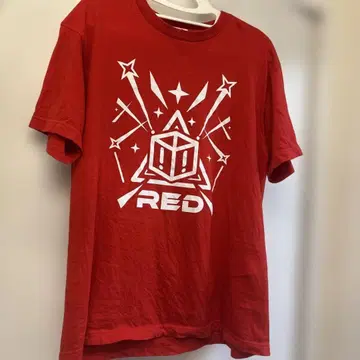 니지산지 니지 페스티벌 T셔츠 빨간색 레드