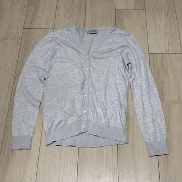 존스메들리 코튼 V넥 가디건 그레이 여성용 M