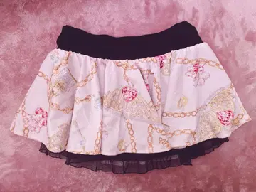 [ 새상품급 ] MARS 마즈 티아라 패턴 리버서블 스커트 Y2K 갸루