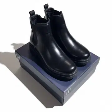 GAP 블랙 사이드 고어 부츠 archive opium y2k