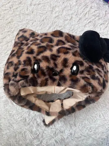 레오파드 무늬 키티 팬캡 유니버셜 USJ 모자