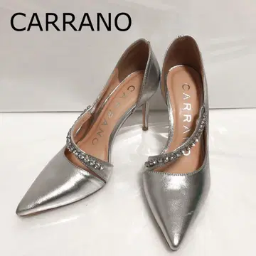 새상품급 CARRANO 컬러노 비쥬 펌프스 힐 결혼식 캬바쿠라 힐