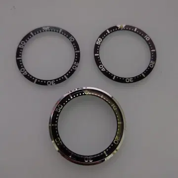 SEIKO 네이비 보이 베젤 인서트 3점 베젤 1점 세트 블랙 보이