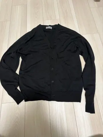 JOHN SMEDLEY 가디건 블랙 sizeM