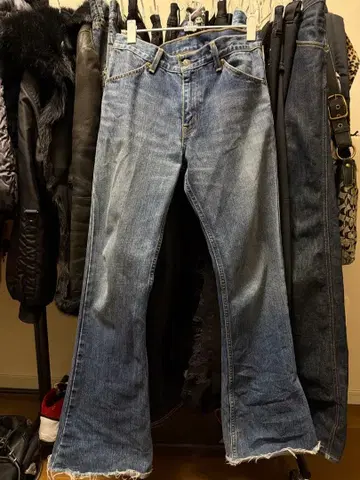 archive flare denim indigo opium y2k