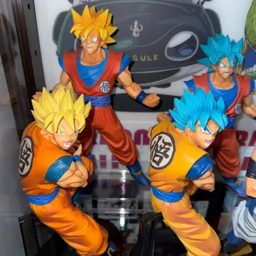 드래곤볼 손오공 피규어 4체 세트