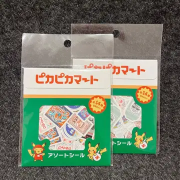 포켓몬 센터 모듬 씰 피카피카마트 x 2개