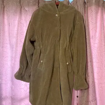 rady 후드 부착 보아 코트