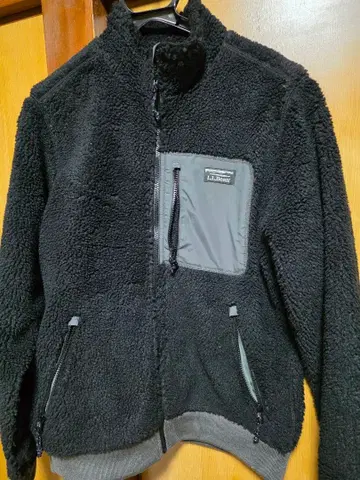 L.L.Bean 블랙 플리스 자켓 MED REG