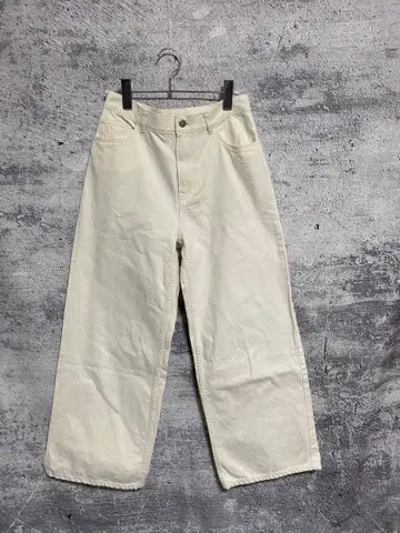 PS 폴스미스 화이트 데님 와이드 팬츠