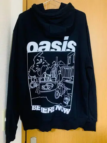 [ 공식 ] oasis 후드티 BE HERE NOW XL