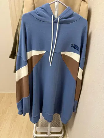 캔디 스트리퍼 후드티 원피스