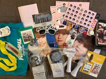 나니와단시 오하시 카즈야 응원봉 부채 러기지 택