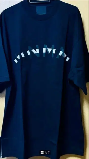 MINIMAL 네이비 T셔츠 미개봉
