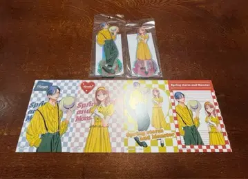 봄의 폭풍과 몬스터 오로라 아크릴 스탠드 엽서 세트