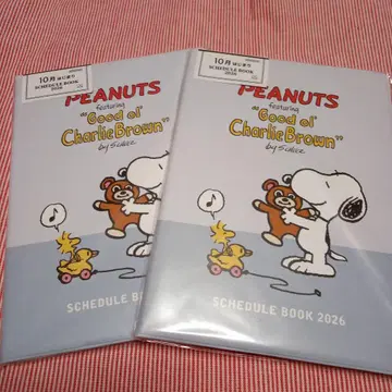 PEANUTS 스케줄러 2026 2권 세트