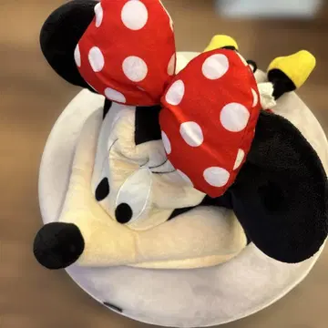 미니 마우스 팬캡 봉제 인형 모자