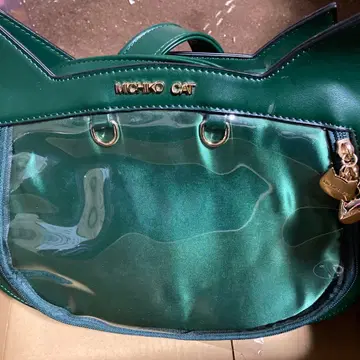 MICHIKO CAT 캣 귀 2way 이타백 (그린 계열)