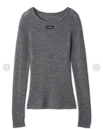 라메 리브 시어 니트탑 릴리 브라운