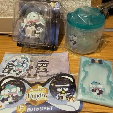 산리오 해피 복권 A상과 4점 세트 한교동