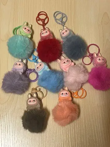 러브부 후와후와 키링 9개 세트
