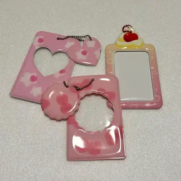 한국 트레이딩 카드 케이스 카드 케이스 폴라로이드 케이스 핑크