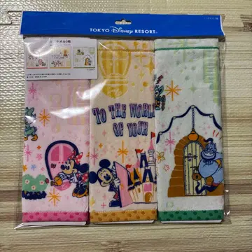 디즈니 미니 타월 3개 세트 디즈니 리조트