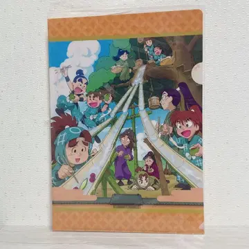 닌타마 란타로 A4 클리어 파일 여름 축제 작법위원회 생물위원회