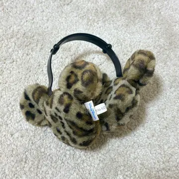 레오파드 무늬 귀도리