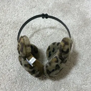 레오파드 무늬 귀도리