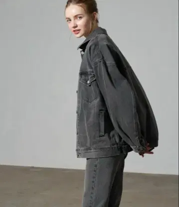 [ 미사용 새상품 ] 리바이스 그레이 데님 자켓 G 트래커