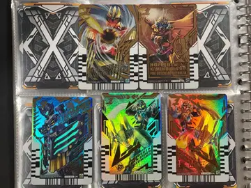 가면라이더 갓챠드 라이드 케미 트레이딩 카드 GR 갓차 레어 5장 세트