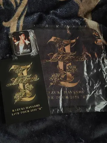 하야시 카즈키 회장 가챠 핸드 타월 캔 케이스 세트