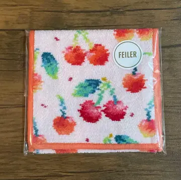 페이 체리 도트 손수건 파우치 페일 핑크 (WEB 한정판)