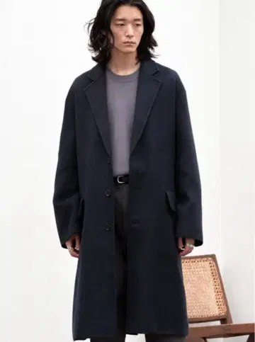 WYM LIDNM 스텐카라 코트 네이비