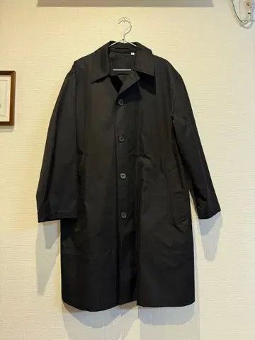 유니클로 U 스텐카라 코트 블랙