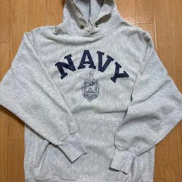 Champion Reverse Weave NAVY 후드티 XL 80s