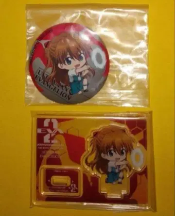 에반게리온 아스카 영화촌 울트라맨 캔뱃지 아크릴 스탠드