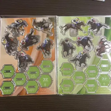 경마 아크릴 스탠드 2종 세트