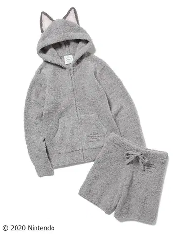 gelato pique 고양이 귀 후드 부착 룸웨어 동물의 숲 잭