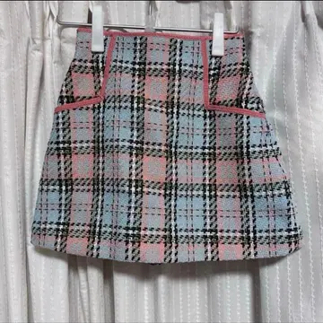 [ snidel ] 택 포함 새상품 로빙 체크 스커트 쇼츠