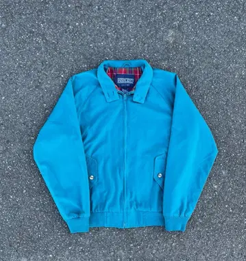 80-90s 랜즈 엔드 코튼 해링턴 자켓