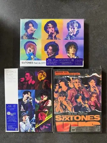 SixTONES 블루레이 3개 세트