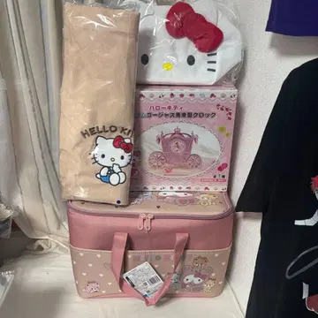 헬로키티 묶음 판매 백 고져스 말 모양 시계 에코백