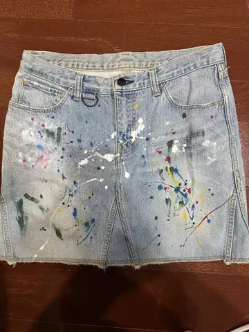 [초레어 새상품급] 넘버나인 06SS 페인트 스커트