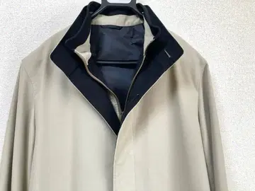 Les Mues 스탠드 카라 비즈니스 코트 라이너 포함 M 사이즈